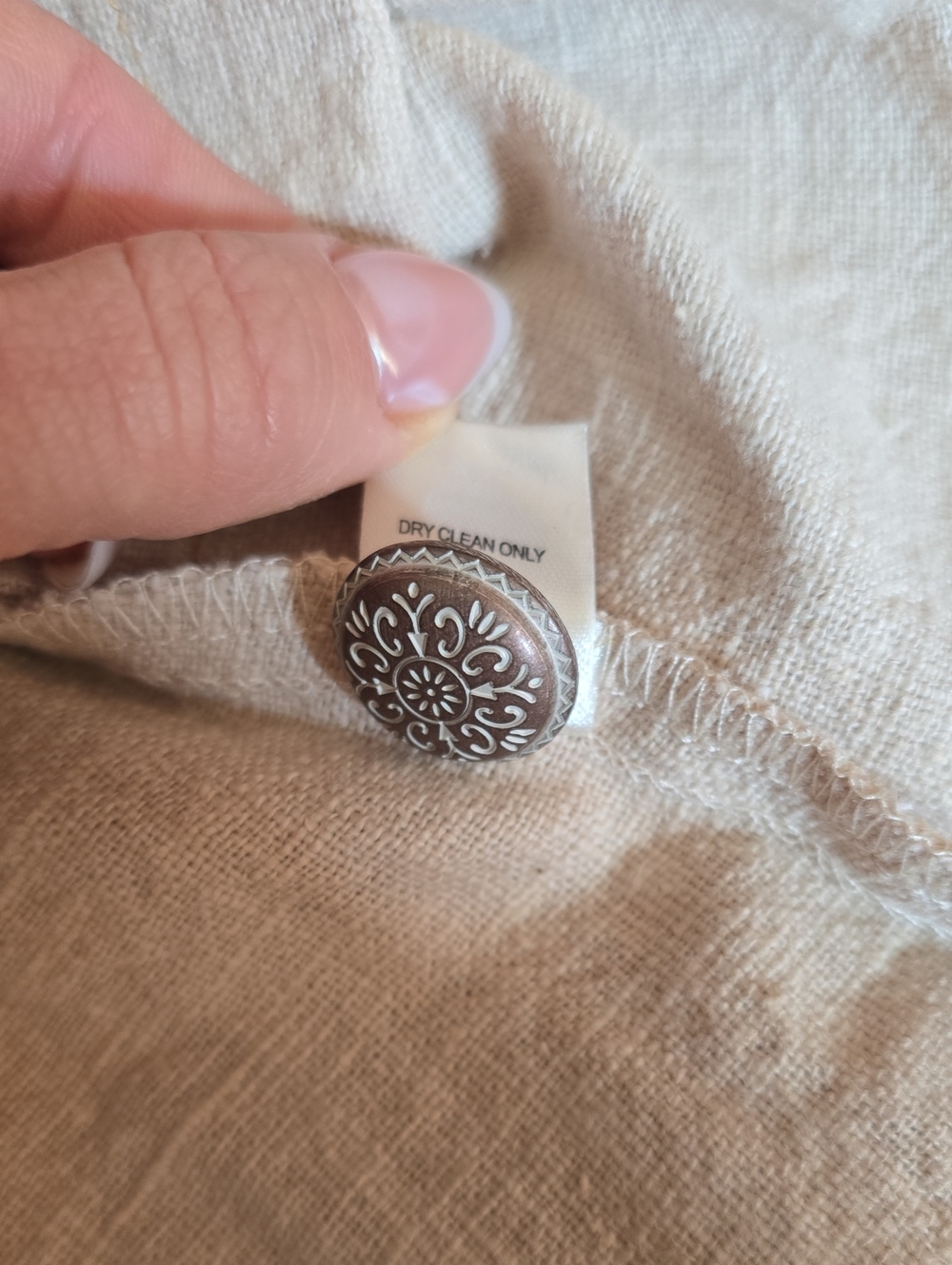 Aratta Cherish Coat Embroidered with Floral Accents - Picture 7 of 8